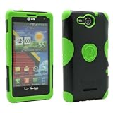 Trident Case AG-LG-VS840-TG Aegis Case for LG VS840 (Lucid 4G/Cayman)  - 1 Pack - Retail Packaging - Trident Green