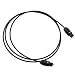 Eforcity Molded 3 Foot Digital Optical Audio TosLink Cable for CD, D/A Converters, Dolby Digital DTS Surround sound receivers, DVD, MiniDisk players and recorders, Pro Audio cards image 1