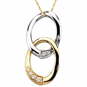 Two-Tone Journey of Marriage Pendant with Necklace