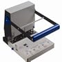 CARL 63300 Model xhc-3300 extra heavy-duty 300-sheet 3-hole punch, 9/32 holes, gray/blue