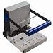 CARL 63300 Model xhc-3300 extra heavy-duty 300-sheet 3-hole punch, 9/32 holes, gray/blue
