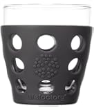 Lifefactory 10 oz. Everyday Glassware, Small, Carbon, (Pack of 2)