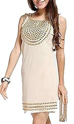 Sequined  Above the Knee  Ball Gown Prom Dress/Mini Dress 