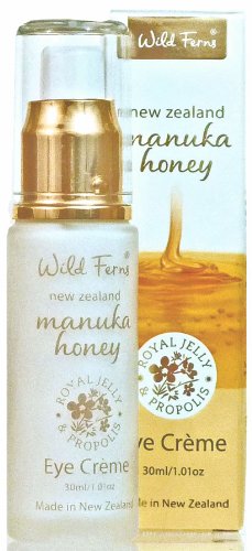 Wild Ferns Gold Manuka Honey Eye Cream in Glass Bottle Wild Ferns Gold Manuka Honey Eye Cream in Glass Bottle