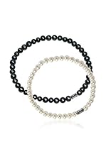 Mayumi Set de pulseras Easy Sterling-Silber 925 / Blanco