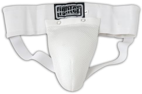 Fighter Groin Protector - Mesh - White - Medium