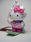 Hello Kitty Snow Sking Christmas Ornament