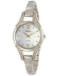 Seiko Womens SUP214 Analog Display Japanese Quartz Silver Watch
