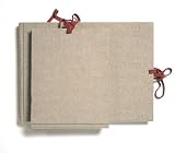 Medium (23.5 x 18cm) Nkuku Fair Trade Eco Friendly Handmade Gift / Product Linen Wedding / Christening Traditional Photo Album (Gift Boxed)