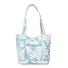 Olive n Figs Quilted Tote Bag - Floral Blue