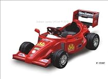 Ride on 12V F1 Style Electric Battery Racing Car in Red With Built in Radio