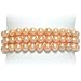 HinsonGayle Triple Strand 7-8mm Pink Baroque Pearl Stretch Bracelet {Clearance Sale}