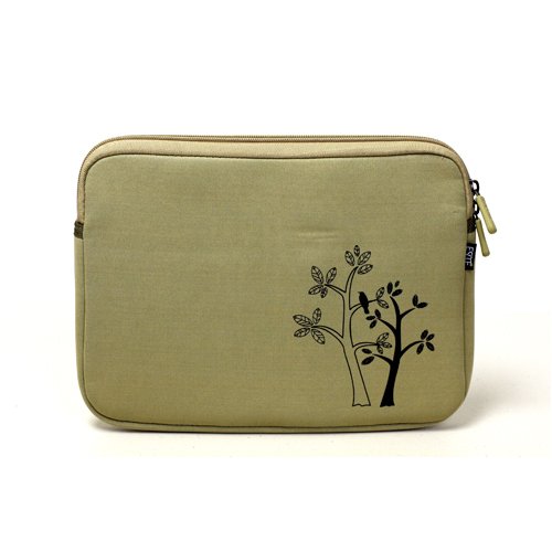 Fashion Netbook Neoprene Sleeve Case (Vintage Sketch Trees) to Protect the Toshiba Mini NB205 10.1