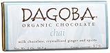 Dagoba Chai (37%) Crystalized Ginger, Chai Spices Bar, 2.0-Ounces Bars (Pack of 12)