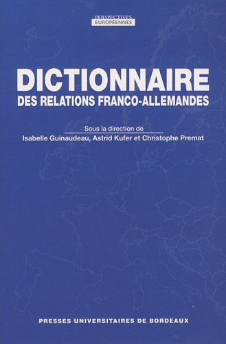 Dictionnaire des relations franco-allemandes