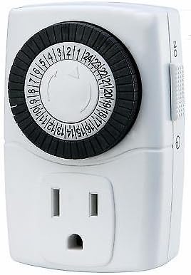 24 Hour Daily Timer One Indoor Home Security Switch Automatic Christmas Lights