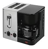 Team BSET-14239 1250-Watt 2-In-1 Breakfast Set, Stainless Steel/Black