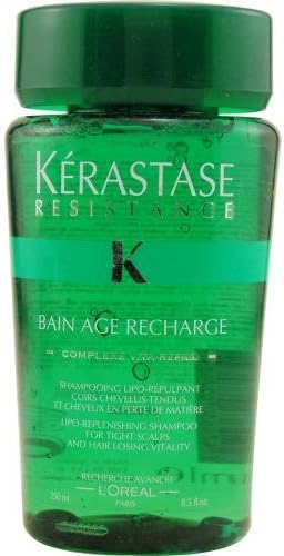 Happy Care KERASTASE by Kerastase RESISTANCE BAIN AGE RECHARGE LIPO REPLENESHING SHAMPOO FOR TIGHT SCALPS AND HAIR LOSING 8.5 OZ