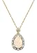 10k Yellow Gold, October Birthstone, Opal and Diamond Pear Shaped Pendant