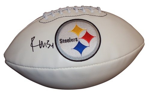 Rashard Mendenhall Autographed Pittsburgh Steelers Logo Football