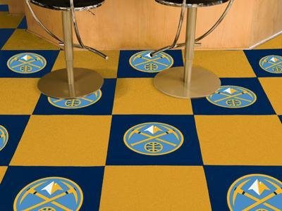 Exclusive By FANMATS NBA - Denver Nuggets Carpet Tiles