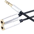 Daffodil TAA303 - 3.5mm Audio Spliter - 3.5mm Do�e auf 2x 3.5mm Stecker - F�r MP3 Players