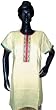 Womens Wear Yellow Cotton Long Kurti Dress Tunic Top Small Size