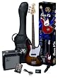 SX BG2K 3TS Bass Guitar Package w/Bass, Amp, Carry Bag, Instructional DVD and Strap