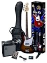 SX BG2K 3TS Bass Guitar Package w/Bass, Amp, Carry Bag, Instructional DVD and Strap