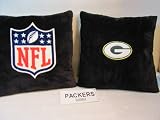 NFL 16" X 16" Raschel Aggression Throw Pillow, Green Bay Packers