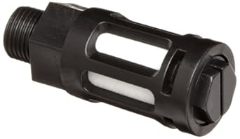 Parker ES75MC Aluminum Exhaust Silencer – 3/4” NPTF, Low Profile | Reduces Noise, Resists Clogging