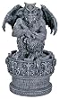 Gargoyle - Gargoyle On Tower - Cold Cast Resin - 7.5" Height