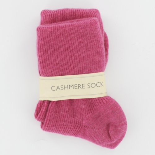 Womens Cashmere Mix Socks Summer Rose 85% Cashmere 15% Nylon
