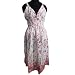 Ibaexports Pure Cotton Women Summer Wear Evening Maxi Smocked Bust Spagheti Strap Xs M