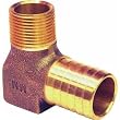 Merrill Mfg. RBHE100 Brass Insert X MPT Elbow