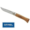 Opinel-Couteau Opinel N� 6 Inox Tradition - Manche 9.3 cm Hetre - Virole Tournante