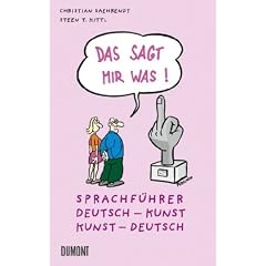 Das sagt mir was: Sprachf�hrer Kunst: Sprachf�hrer Deutsch - Kunst / Kunst - Deutsch