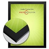 Premium Quality Black Wood Frame for Poster -- Photo - Diploma (model 623231) - 22x34