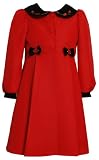 Bonnie Jean Girls 4-6x Coat Set with Embroidered Collar