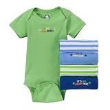 Gerber Blue Stripe 5 pk Onesies - 24m