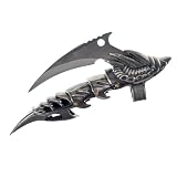 Iron Reaver Finger Claw-Blackend Silver
