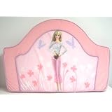 BARBIE Pink HEADBOARD for Girls Twin Size Bed by Whitmor