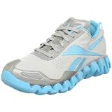 Reebok Women's ZigPulse II Running Shoe,Grey/White/ Blue,9 M US