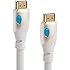 PlugLug&reg; - HD-1000 Series 2.0 High-Speed HDMI Cable (16 Feet - White) - Triple Shielded, Supports Ethernet, 3D, Audio Return, and CL3 Rated