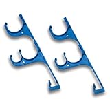 Pool Telescoping Pole and Vacuum Hose Hooks