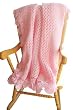 Handmade Baby Blanket - Pink Rose (100% Hand-crocheted, Large) [Apparel]