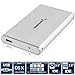 SABRENT SBT-ESU25 2.5-inch Ultra Slim USB 2.0 Aluminum IDE/PATA Hard Drive Enclosure - Silver