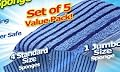 Microfiber Magic Sponge- 5 Piece Pack