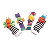 Lamaze Gardenbug Foot Finder & Wrist Rattle Set
