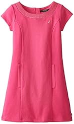 Girls Cotton/Polyester Princess Seams   Waistline Sequined  Dress